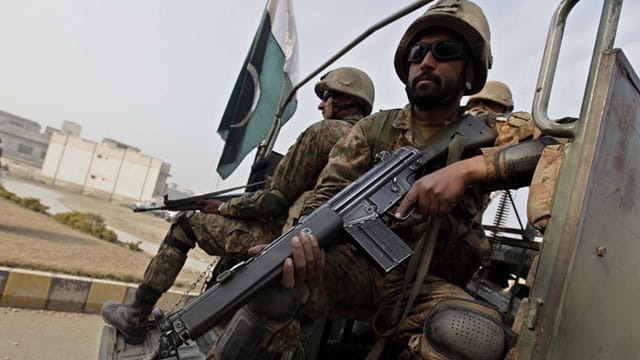 Pakistanisches Militär in der Provinz Khyber, die als Rückzugsgebiet der Taliban gilt