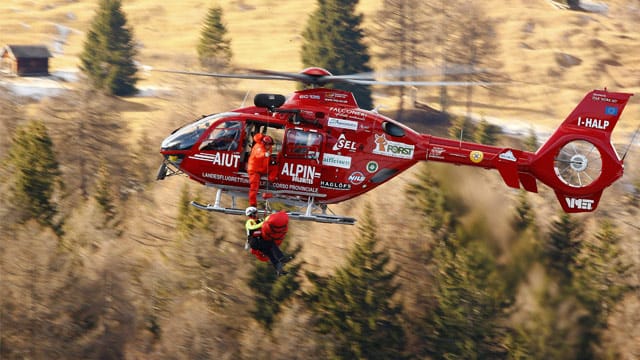 Florian Scheiber musste mit dem Rettungshubschrauber abtransportiert werden.