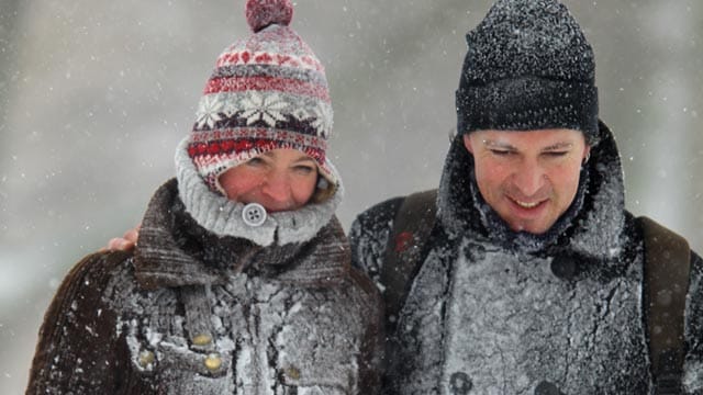 Frostige Temperaturen: Das Jahr endet bitterkalt.