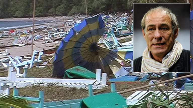 Eine Schneise der Zerstörung hinterließ der Tsunami an den Stränden von Phuket - Eintracht-Frankfurt-Präsident Peter Fischer erlebte die Katastrophe hautnah mit
