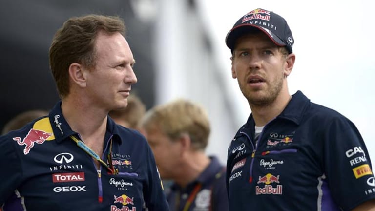 Christian Horner (li.) und Sebastian Vettel gehen künftig getrennte Wege.
