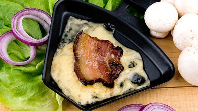 Mit Bacon zu Raclette können Sie nicht viel falsch machen