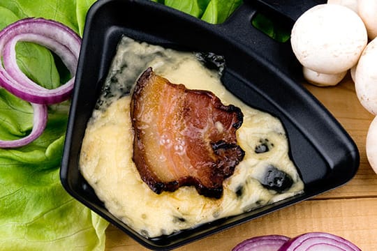 Mit Bacon zu Raclette können Sie nicht viel falsch machen