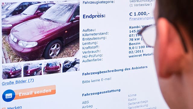 Autokauf im Internet kann auch seine Tücken haben