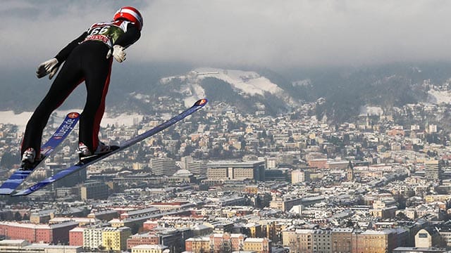 Gute Bedingungen für Richard Freitag in innsbruck.