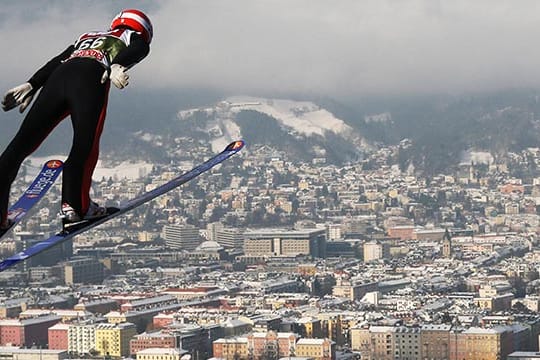 Gute Bedingungen für Richard Freitag in innsbruck.