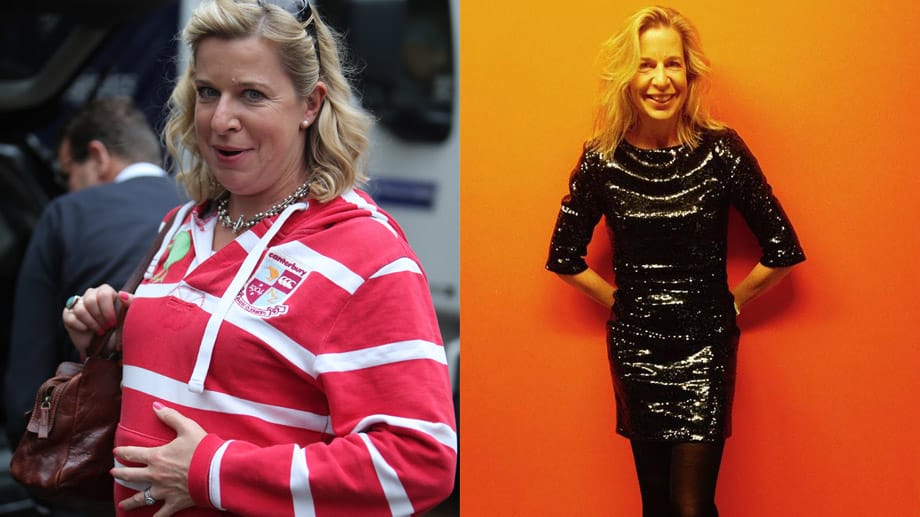 Katie Hopkins nahm vor ihrer TV-Show 20 kg zu, um in der Sendung wieder abzunehmen. Katie Hopkins nahm vor ihrer TV-Show 20 kg zu, um in der Sendung wieder abzunehmen.