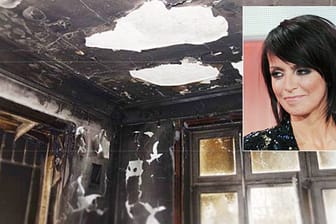 Durch einen Weihnachtsbaum-Brand wurde ein Zimmer in Nenas Haus völlig zerstört.