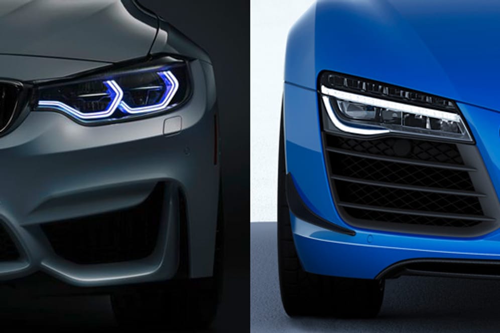 BMW gegen Audi - das "Lichterduell"