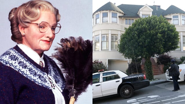 Rätselhaftes Feuer im Filmhaus aus "Mrs. Doubtfire" in San Francisco.