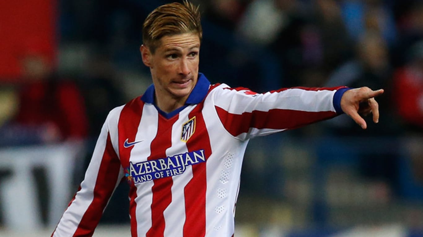 Atletico-Stürmer Fernando Torres gibt wieder die Richtung bei den Rojiblancos vor.