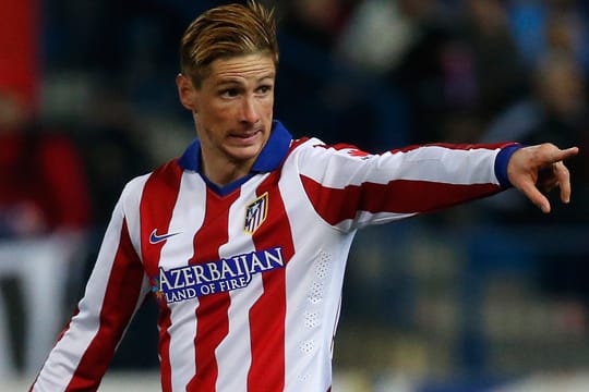 Atletico-Stürmer Fernando Torres gibt wieder die Richtung bei den Rojiblancos vor.