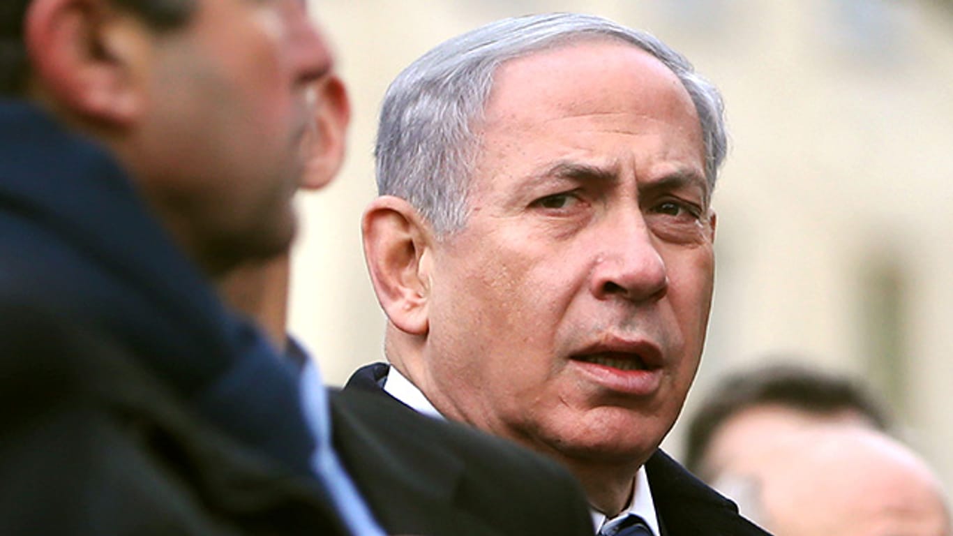 Benjamin Netanjahu war eigentlich nicht zu den Gedenkveranstaltungen in Paris eingeladen.