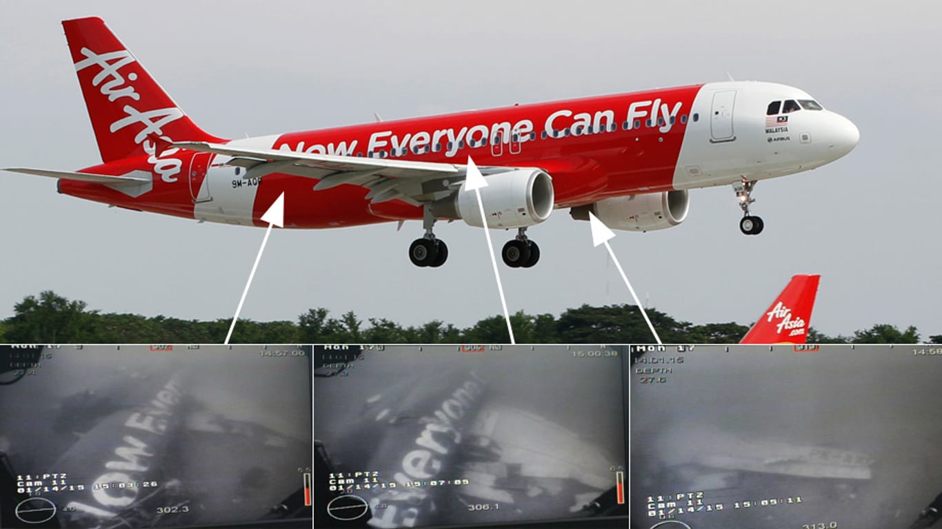 AirAsia-Rumpf gefunden
