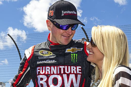 Diese Romanze ist zuende: Kurt Busch (li.) und Patricia Driscoll.