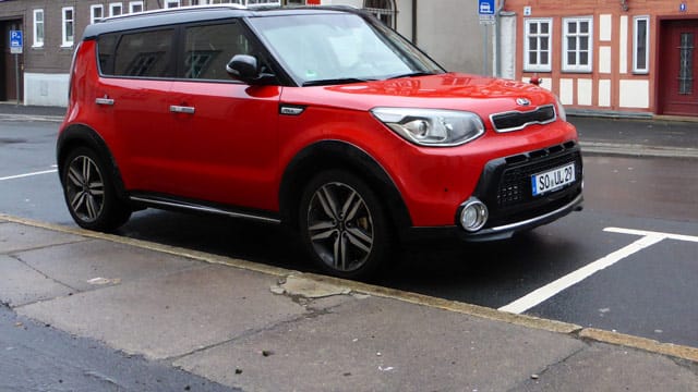 Ein extravagantes Fahrzeug - der Kia Soul