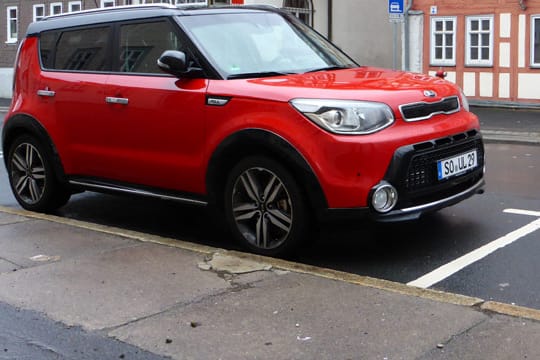 Ein extravagantes Fahrzeug - der Kia Soul