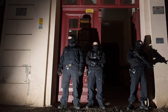 Berliner Polizei im Einsatz gegen Islamisten