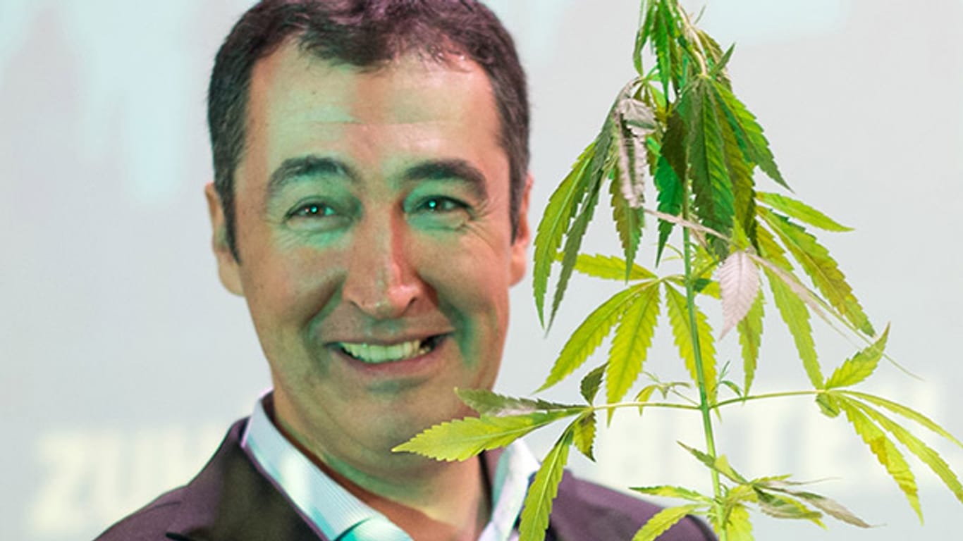 Grünen-Chef Cem Özdemir prescht beim Thema Cannabis-Legalisierung vor.
