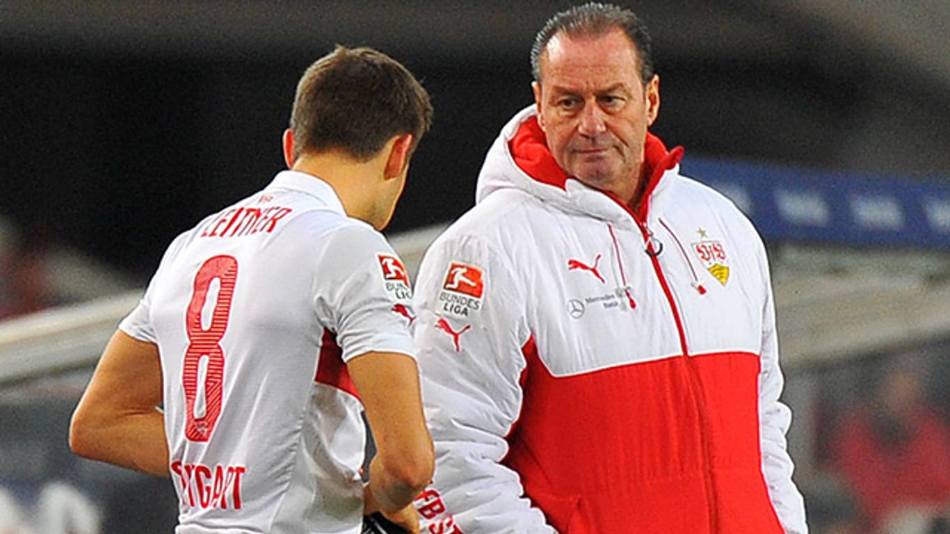 Moritz Leitner und Huub Stevens: Die Lage beim VfB Stuttgart ist angespannt.