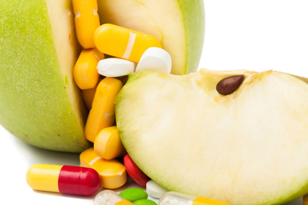 Eine Hypervitaminose ist nur durch Nahrungsergänzungsmittel möglich