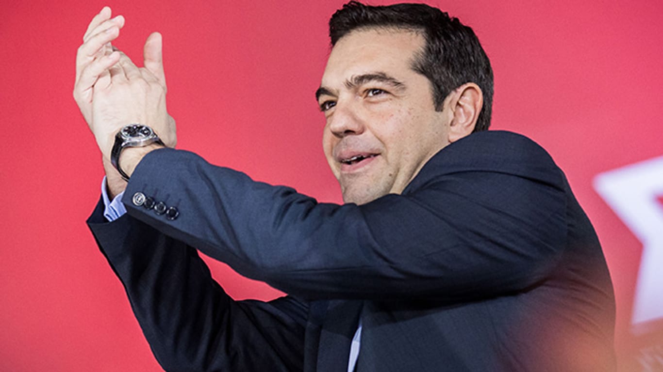 Grund zum Jubeln: Wahlsieger Alexis Tsipras