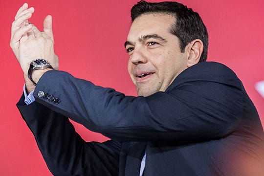 Grund zum Jubeln: Wahlsieger Alexis Tsipras