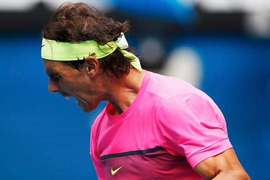 Frust pur: Rafael Nadal schreit seinen Ärger im Match gegen Berdych heraus.