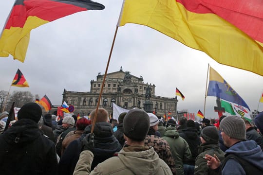 Seit Oktober demonstrieren Pegida-Anhänger vor allem in Dresden.