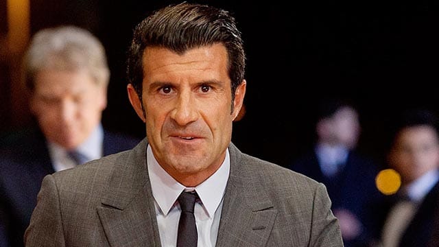 Der ehemalige portugiesische Superstar Luis Figo hat das Amt des FIFA-Präsidents im Visier.