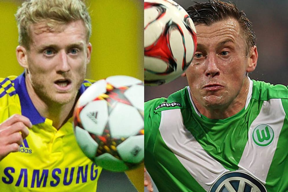André Schürrle (li.) vom FC Chelsea ist beim VfL Wolfsburg im Anflug, dafür darf Ivica Olic wohl in Richtung Hamburg gehen.