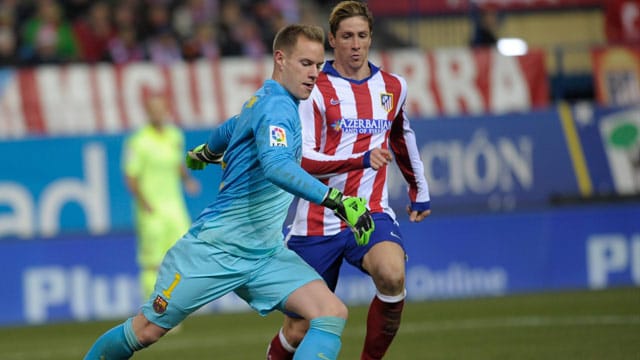 Marc-André ter Stegen gegen Atleticos Fernando Torres