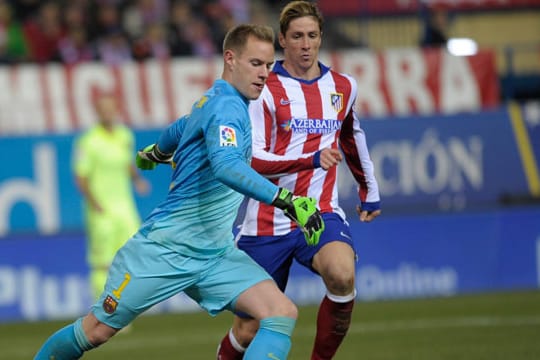 Marc-André ter Stegen gegen Atleticos Fernando Torres