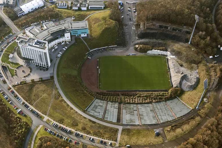 Das alte Parkstadion auf Schalke dient dem Profiteam zurzeit als Trainingsgelände.