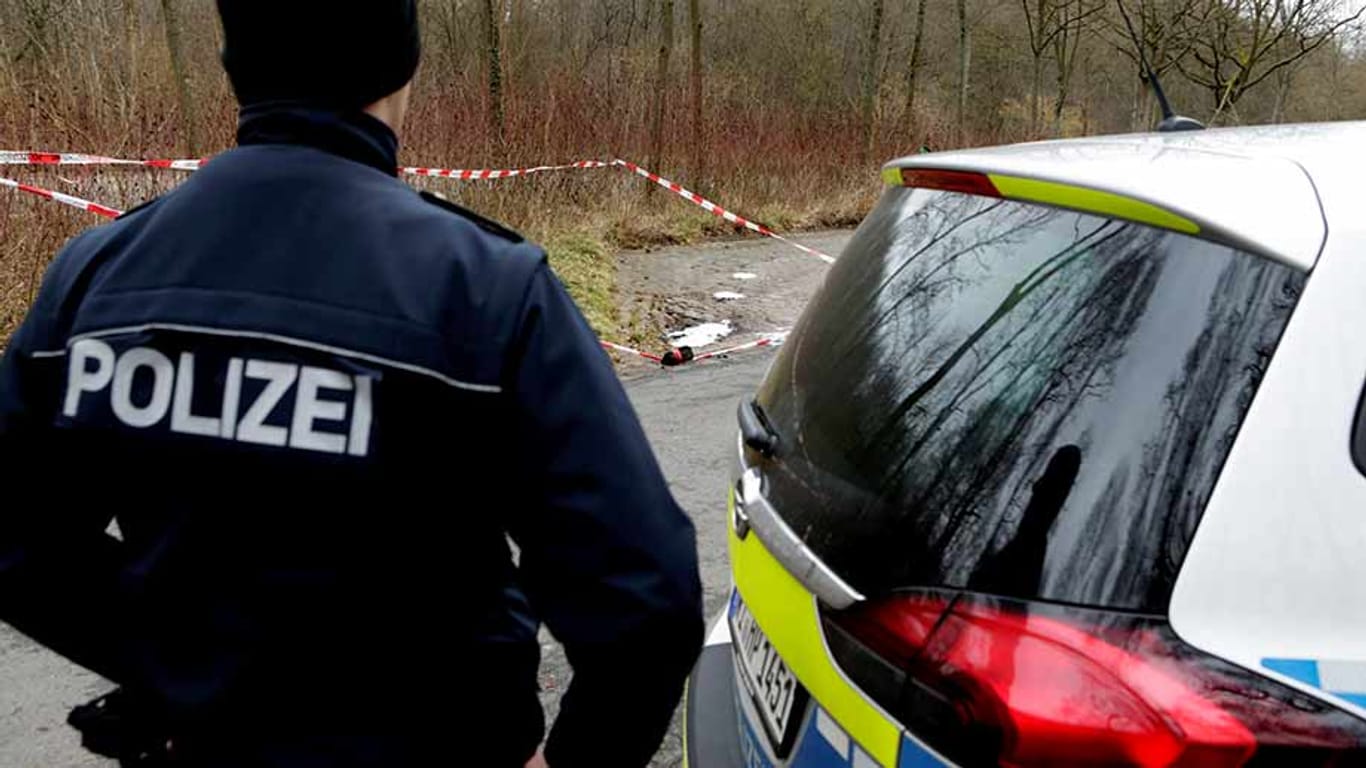 An diesem Parkplatz bei Darmstadt wurde die Leiche einer 19-Jährigen gefunden.