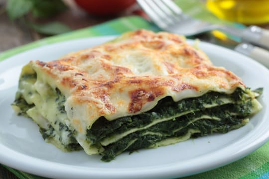 Ein beliebter Auflauf: Spinatlasagne