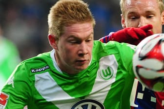 Kevin De Bruyne (li.) hat dem Wolfsburger Spiel seinen Stempel aufgedrückt.