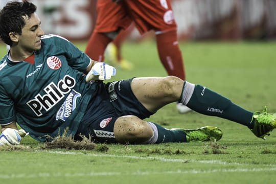 Torhüter Ricardo Berna - hier im Trikot seines Ex-Klubs Fluminense Rio de Janeiro.