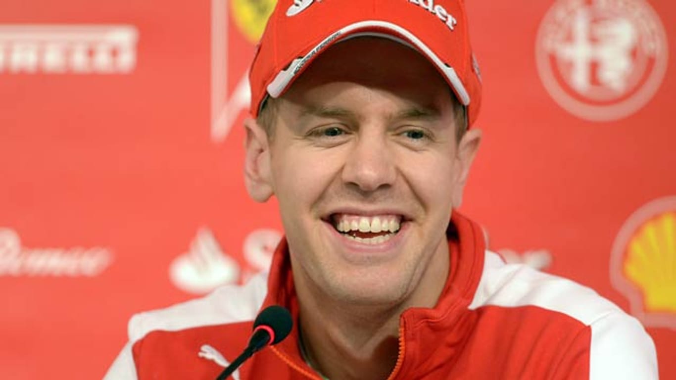 Sebastian Vettel war mit dem Testauftakt in Jerez de la Frontera sichtlich zufrieden.