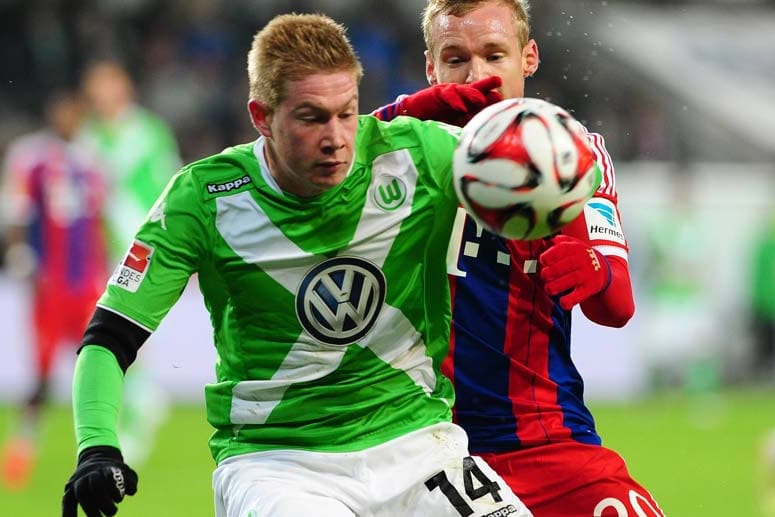 Kevin de Bruyne erzielte gegen den FC Bayern zwei Tore. Aktuell beträgt sein Marktwert 20 Millionen Euro. Tendenz stark steigend.