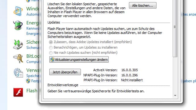 Notfall-Update für Flash Player: Jetzt prüfen, ob es schon da ist.