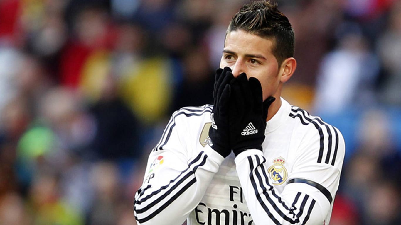 WM-Torschützenkönig James Rodriguez steht Real Madrid mindestens acht Wochen nicht zur Verfügung.