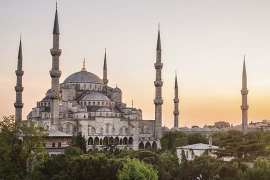 Die Blaue Moschee.