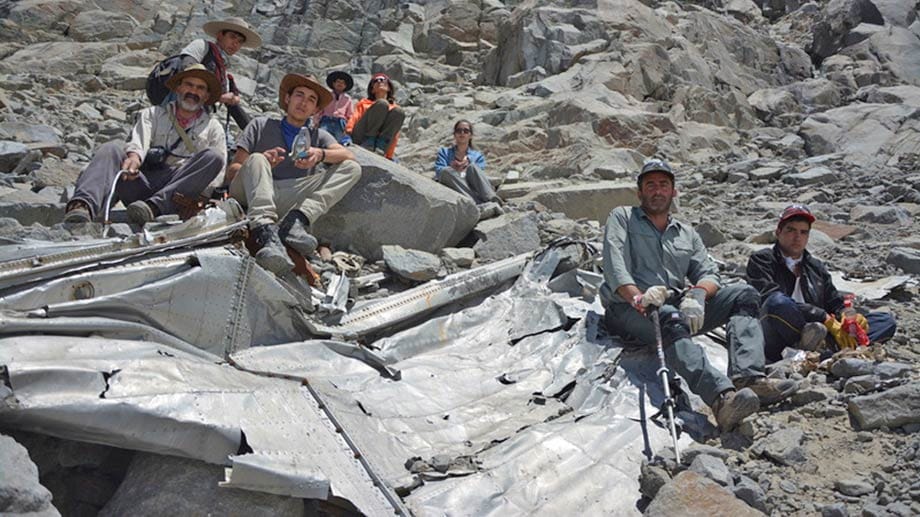 Bergsteiger haben das Wrack der Douglas DC 3 in 3200 Metern Höhe entdeckt.