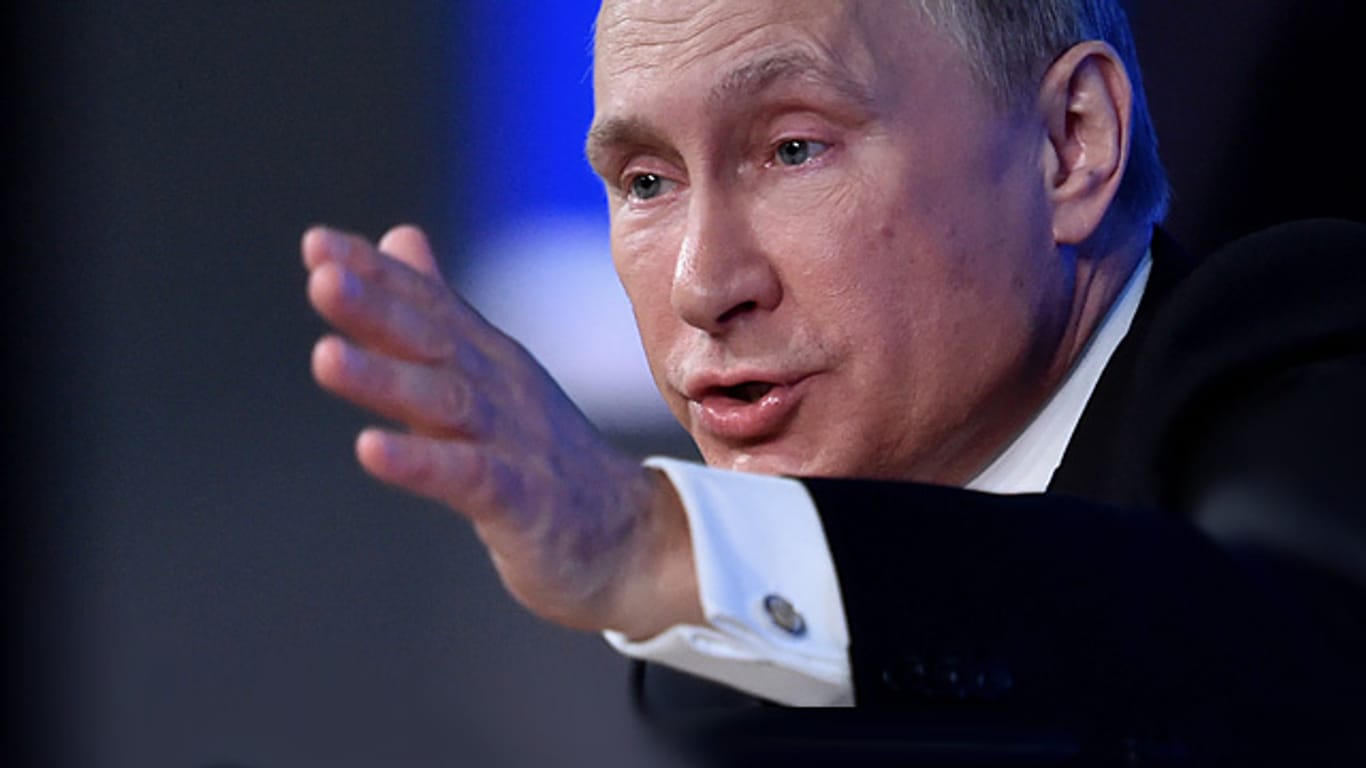 Wladimir Putin beharrt auf seiner Ukraine-Politik.