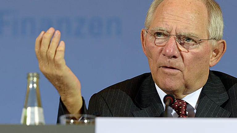 Bundesfinanzminister Wolfgang Schäuble spricht Klartext in der Griechenland-Krise.