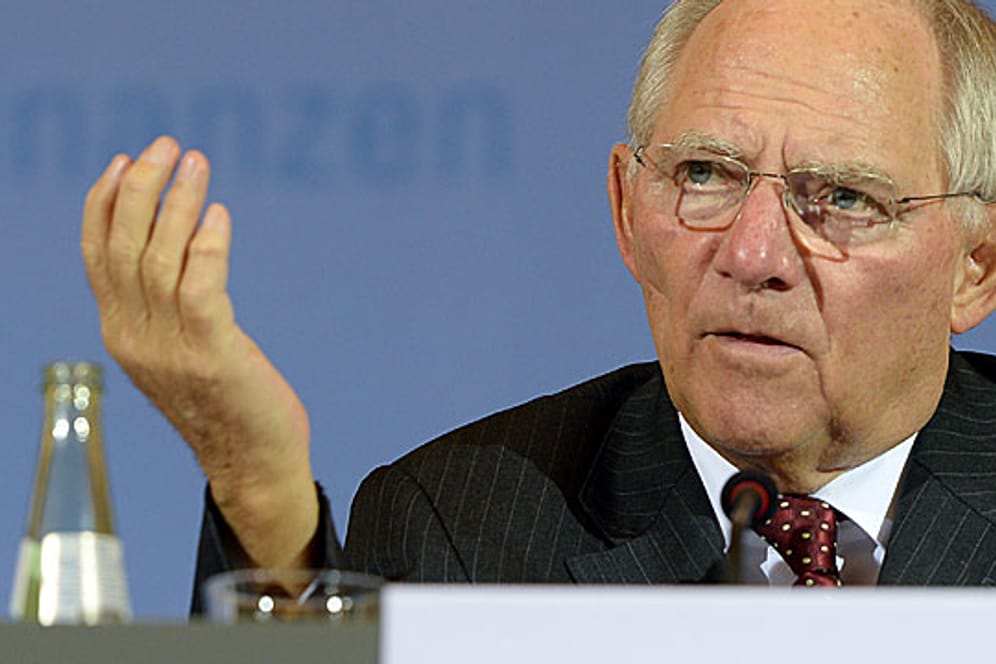 Bundesfinanzminister Wolfgang Schäuble spricht Klartext in der Griechenland-Krise.