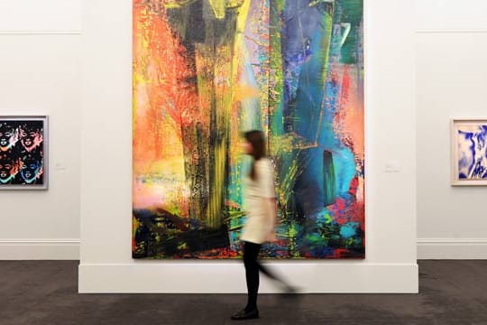41 Millionen Euro ließ sich ein Auktionär das Gemälde "Abstraktes Bild" von Gerhard Richter kosten.