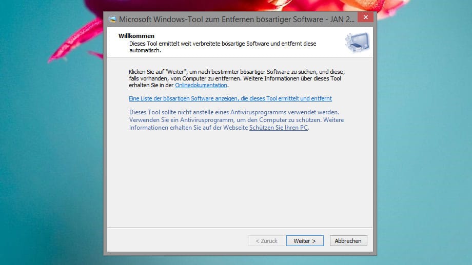 Microsoft Windows-Tool zum Entfernen bösartiger Software