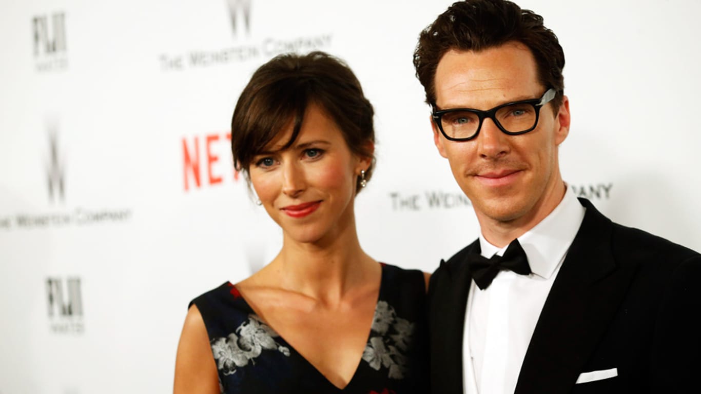 Benedict Cumberbatch und seine Verlobte Sophie Hunter.